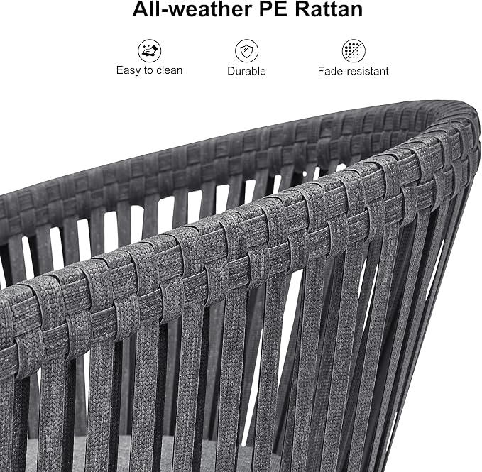 PURPLE LEAF 9 Pieces Outdoor Dining Set - Image 3