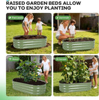 Galvanized Raised Garden Bed Outdoor, Rust-Resistant Garden Planter Box - Image 3