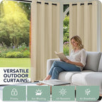Gazebo Curtains Outdoor Waterproof 6 Panels - Image 3