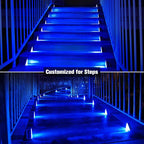 VOLISUN Solar Stair Lights 16 Pack, Solar Step Lights Outdoor, Halloween Light - Image 3