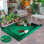 Extra Large Repotting Mat for House Plants Transplanting and Dirt Control - Image 4
