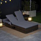 Tangkula Outdoor Rattan Daybed - Image 2