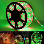 200ft LED Rope Lights Outdoor, 1440 LED Connectable and Flexible Tube Lights by Jnaurb