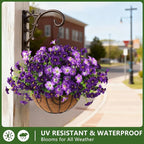 INQCMY Artificial Flowers for Outdoors Fake Plants Spring Decoration, 12 - Image 5