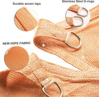 SUNLAX Sun Shade Sail 6' x 18' Peach Fuzz Rectangle Canopy Sail Shade Cover UV - Image 3