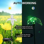 Solar Powered Outdoor Garden LED Light Color Charging Figurine Stake Landscape - Image 3