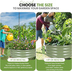 G GOOD GAIN Round Raised Garden Bed - Image 7
