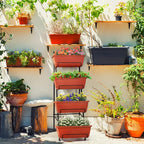 OYEAL Raised Garden Bed 4 Tier Vertical Garden Planter Indoor Outdoor Herb - Image 7