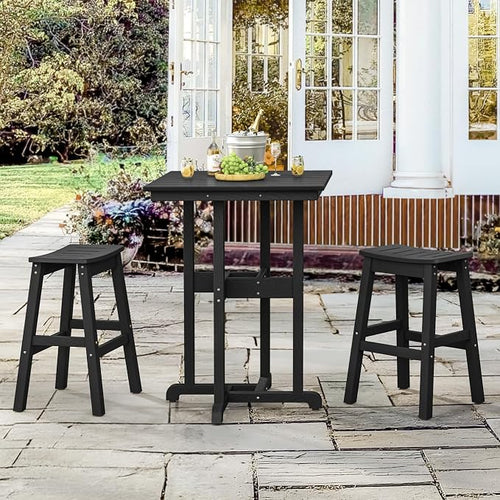 37.5" H Outdoor Bar Table，HDPE Bar Height Table - Image 2