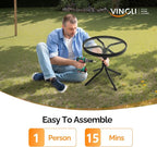 VINGLI Outdoor Side Table, Weatherproof Small Tables - Image 7