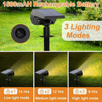 WELALO Solar Spot Lights Outdoor, Solar Landscape Spotlights, Solar Powered - Image 3
