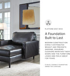 Signature Design by Ashley Bryceview Modern Tufted Leather Match Chaise - Image 9