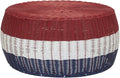 Household Essentials Handwoven Resin Ottoman Table by HouseholdEssentials