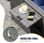 RELAX4LIFE Wicker Patio Outdoor Daybed - Image 6
