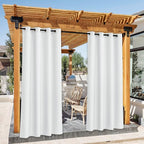 NICETOWN Canvas Waterproof Outdoor Curtains by NICETOWN