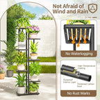 LASZOLA 6 Tier Plant Stand Indoors Outdoors - Image 4