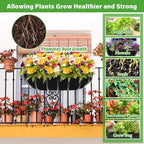 Riare 6 Pack 30 Inch Black Felt Window Box Liners- Fabric Trough Planter Basket - Image 6