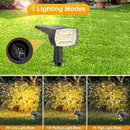 Fabrito 72 LEDs Solar Spot Lights Outdoor Waterproof, 3 Modes Landscape - Image 3