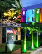 OurLeeme Lawn Flood Light Stake, 2-in-1 Waterproof Outdoor Remote controlle - Image 6