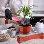 Roshtia 50 Pcs 5.9 inch Plastic Hanging Plant Pots - Image 4
