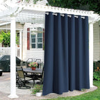 RYB HOME Outdoor Curtains for Patio Waterproof Block Sunlight Thermal Insulated by RYBHOME