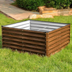 SnugNiture Galvanized Raised Garden Bed 4x4x2FT Outdoor Large Metal Planter Box - Image 5