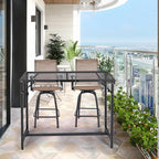 REDCAMP 39 Inch Outdoor Bar Table, Folding Paito Bar Height Table - Image 2