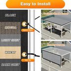 Artpuch Outdoor Pergola Shade Cover 22x23 FT Sun Shade Cloth - Image 5