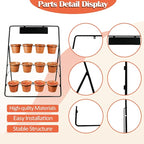 Sunnyglade 3-Tier Metal Plant Stand Rack Multiple Flower Pot Holder Shelf - Image 3