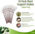 Plant Support Stakes for Indoor & Outdoor Use, Durable Trellis Alternative for - Image 2