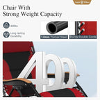 Sophia & William Oversized XXL Zero Gravity Chair Set of 2, Padded Adjustable - Image 4