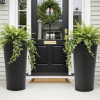 Worth 2 Pack 28" Tall Narrow Metal Planter - Image 8