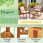Greesum Outdoor Patio Furniture, 3 Piece Bistro Sofa Set - Image 7