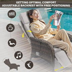 Belord 7 Piece Wicker Patio Furniture Set - Image 6