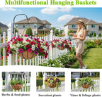 4 Pack Hanging Planter Basket - Image 6