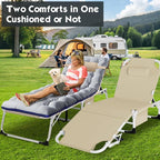 MOPHOTO Beach Lounge Chair, 5-Position Adjustable Tanning Chair - Image 4