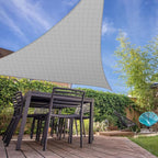 E&K Sunrise 9' x 9' x 9' Sun Shade Sail Triangle Canopy Shade Cover UV Block - Image 7