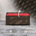 Outsunny 34 Gallon Outdoor Wicker Storage Bench Deck Box, PE Rattan Patio - Image 6