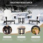 WestinTrends Dylan Adirondack Round Outdoor Side Table - Image 5