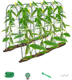 iGreely Cucumber Trellis for Raised Bed, U-Shape Garden Arch Metal Support for by iGreely