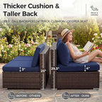 NICESOUL 7 Pcs Patio Conversation Set - Image 7
