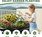 AHEONLAR 3 Pack 4×2×1.5ft Galvanized Raised Garden Beds Outdoor, Sturdy Planter - Image 2