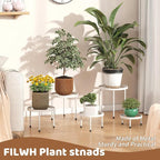Plant Stand Indoor Outdoor 5 Pack Heavy Duty Metal Stand Multiple Plants - Image 5