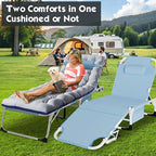 MOPHOTO Oversized Beach Lounge Chair, 5-Position Adjustable Tanning Chair - Image 3
