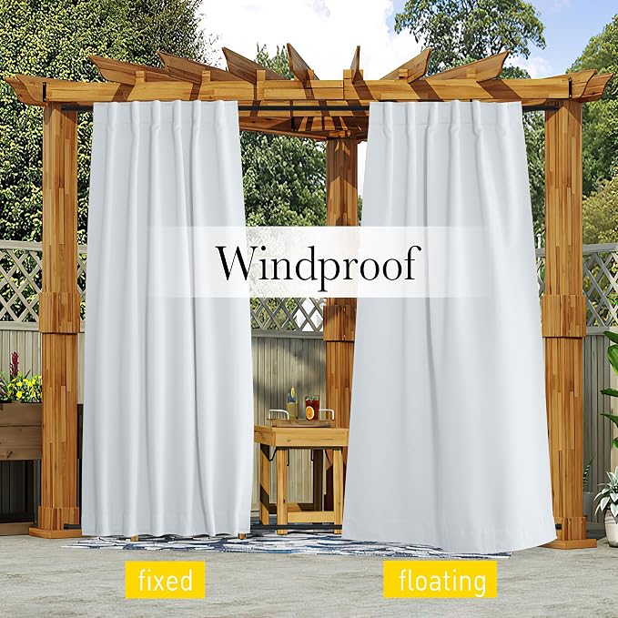 NICETOWN Blackout Outdoor Curtains - Image 3