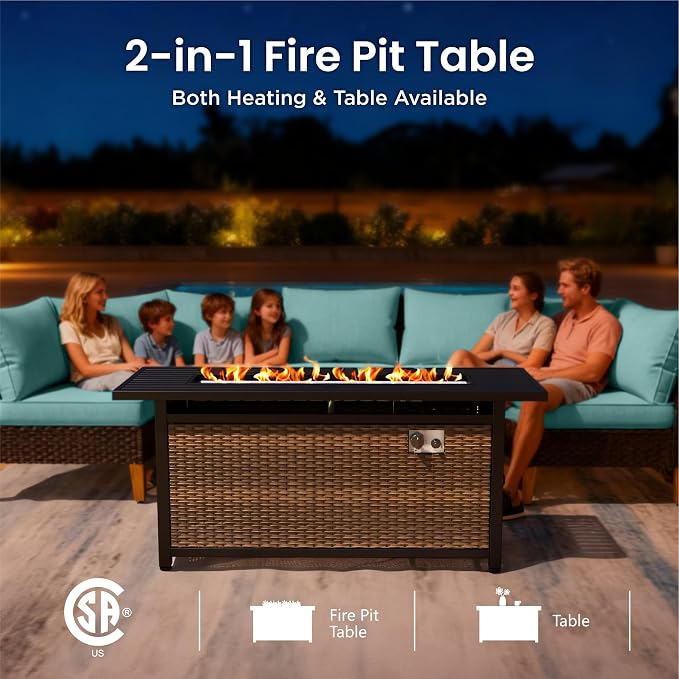 PHI VILLA Half-Moon Patio Furniture Set - Image 6