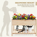 Yaheetech 47x23x32in Wooden Raised Garden Bed - Image 7