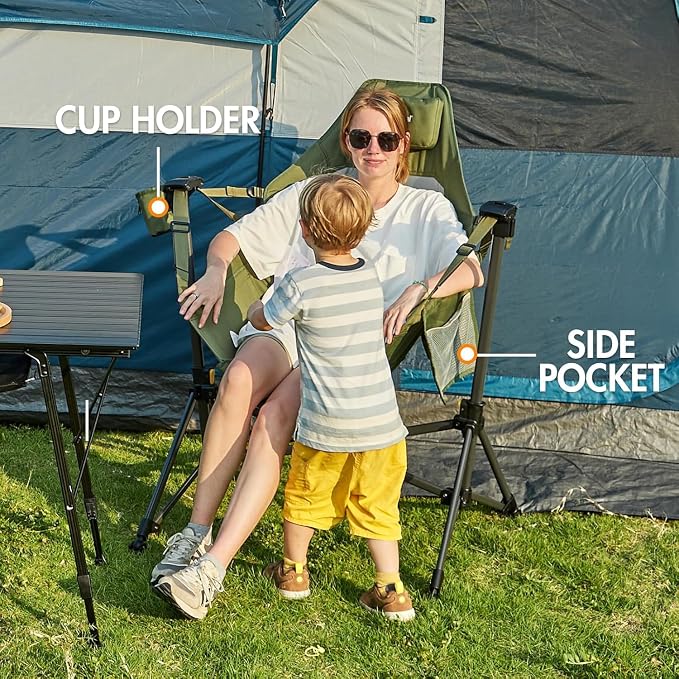 Portal Hammock Camping Chair, Portable Outdoor Swinging Chairs, Rocking Chair - Image 6