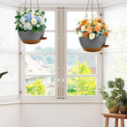 12 inch Hanging Planters for Indoor Plants, 2 Pack Self-Watering Hanging - Image 7