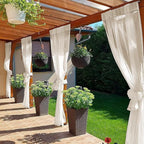 SpaceDresser Waterproof Outdoor Sheer Curtains - Image 4